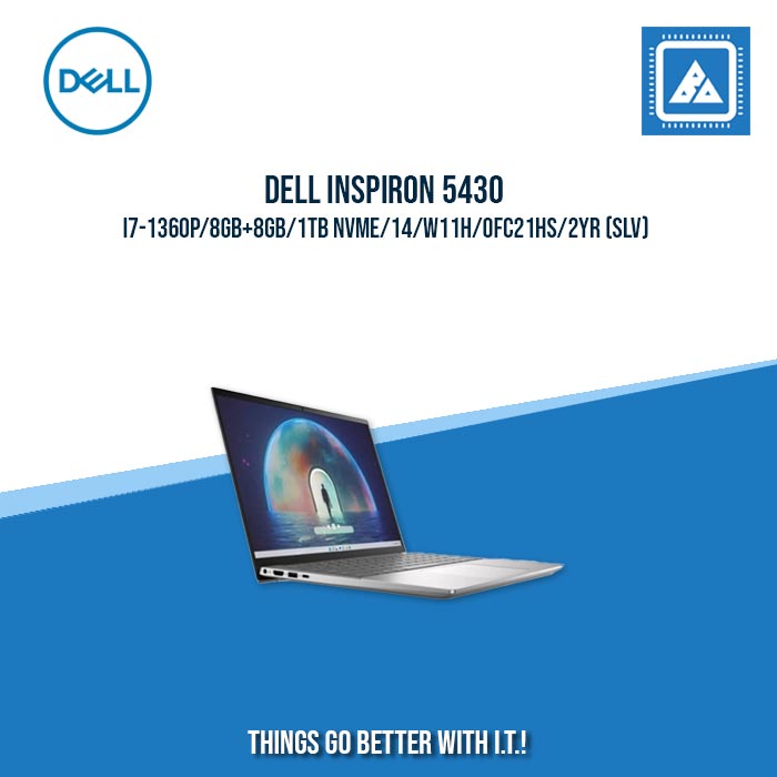 DELL INSPIRON 5430 I7-1360P/8GB+8GB/1TB NVME | BEST FOR STUDENT AND FREELANCERS LAPTOP DELL INSPIRON 5430 I7-1360P/8GB+8GB/1TB NVME | BEST FOR STUDENT AND FREELANCERS LAPTOP
